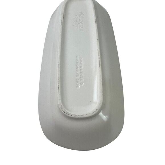 Pfaltzgraff Dishwasher Microwave Save Cream Stonewear Serving Dish Oval Bowl - Picture 3 of 16